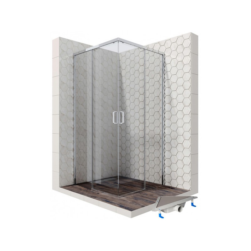 Душевой уголок Ambassador 100х100 11011105-ST9 комплект