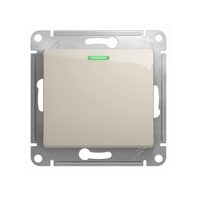 Выключатель Schneider Electric Glossa GSL000963 молочный