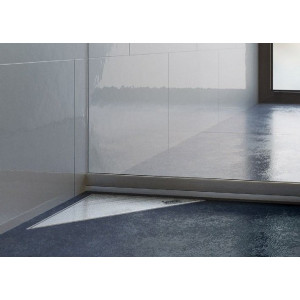 Напольный монтаж углового трапа