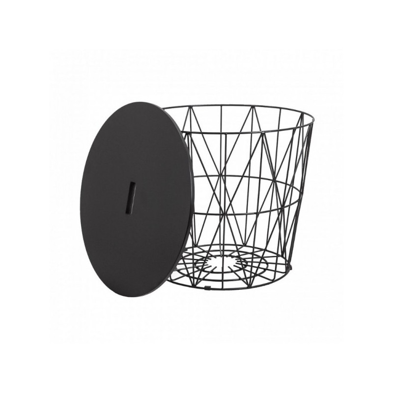 Журнальный столик AksHome Jumbo 66918 черный снимается столешница