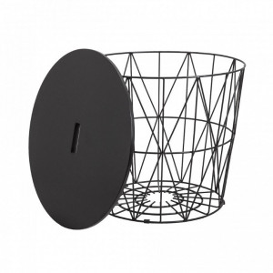 Журнальный столик AksHome Jumbo 66918 черный снимается столешница