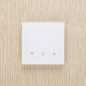 Одноканальный трехклавишный сенсорный радиопульт DeLUMO Senso 9003 натуральный белый на стене