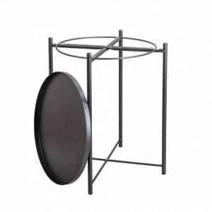 Журнальный столик AksHome Trick 66915 серый съемная столешница