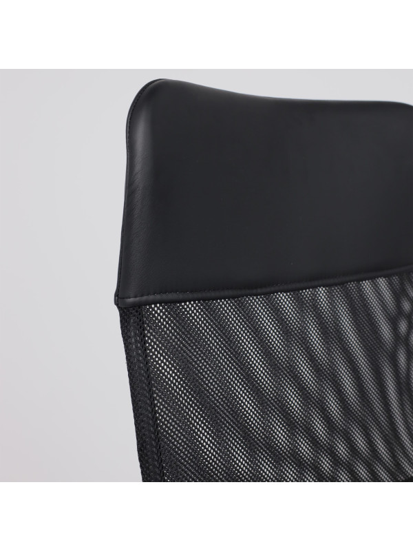 Кресло компьютерное AksHome Aria черный подголовник