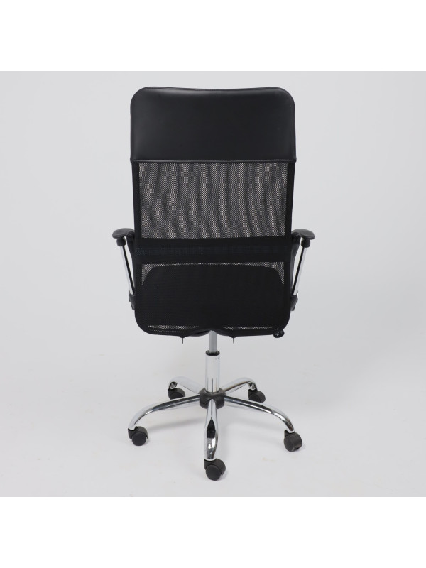 Кресло компьютерное AksHome Aria черный сзади