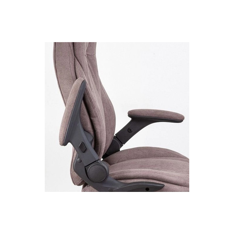 Кресло компьютерное AksHome Аurora коричневый (ткань) подлокотники