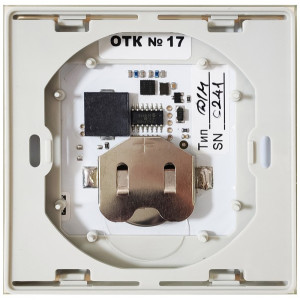 Двухканальный сенсорный радиопульт DeLUMO Senso 1014 классический бежевый вид сзади