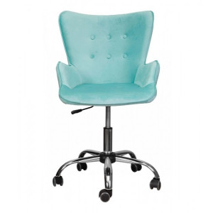 Кресло компьютерное AksHome Bella мятный вид спереди