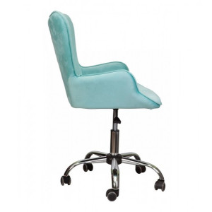 Кресло компьютерное AksHome Bella мятный вид сбоку