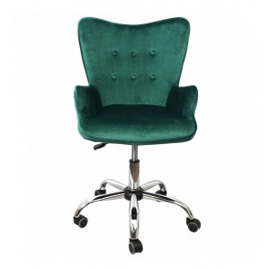 Кресло компьютерное AksHome Bella зеленый вид спереди