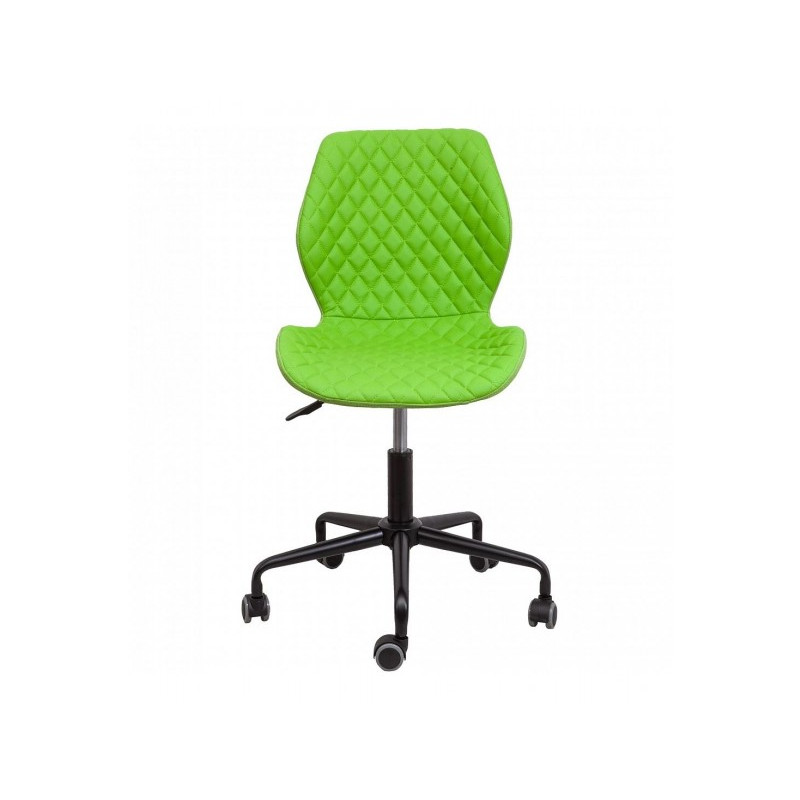 Кресло компьютерное AksHome Delfin салатовый вид спереди