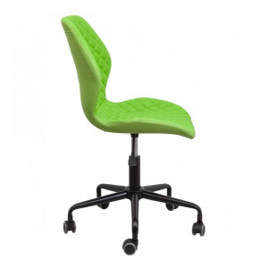 Кресло компьютерное AksHome Delfin салатовый вид сбоку