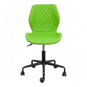 Кресло компьютерное AksHome Delfin салатовый вид спереди