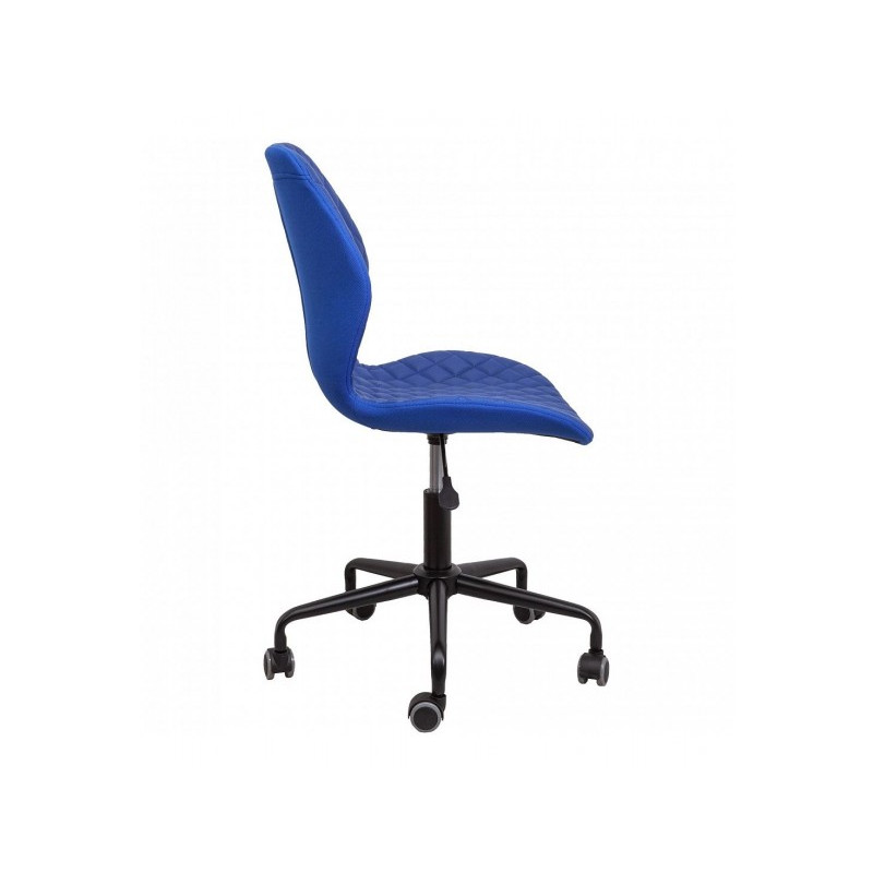 Кресло компьютерное AksHome Delfin синий вид сбоку