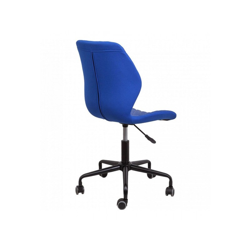 Кресло компьютерное AksHome Delfin синий вид сзади
