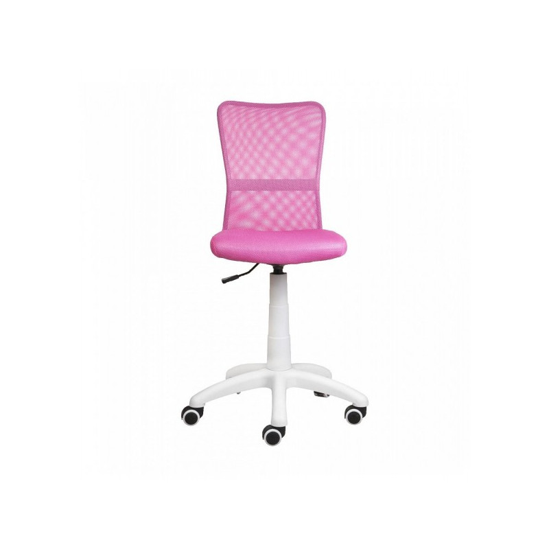 Кресло компьютерное AksHome Eva розовый вид сперди