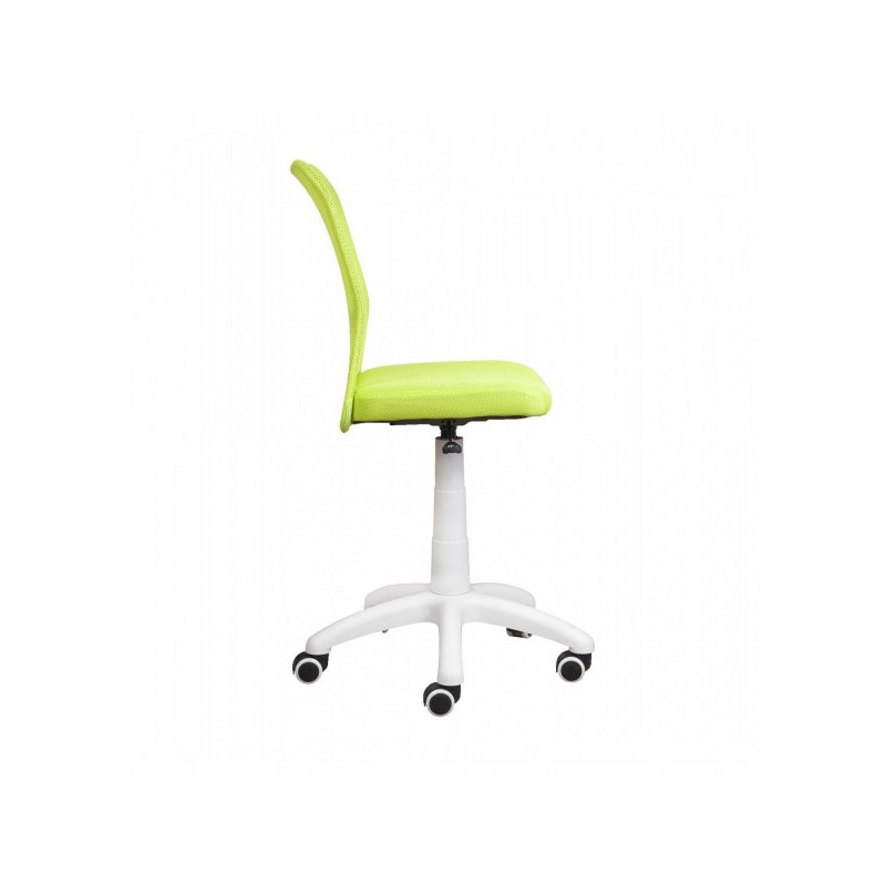 Кресло компьютерное AksHome Eva салатовый вид сбок