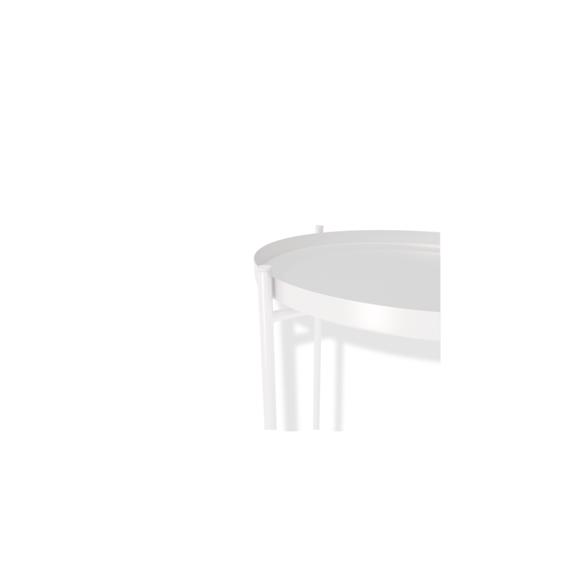 Журнальный столик Sheffilton SHT-CT8 184326 белый муар столешницы