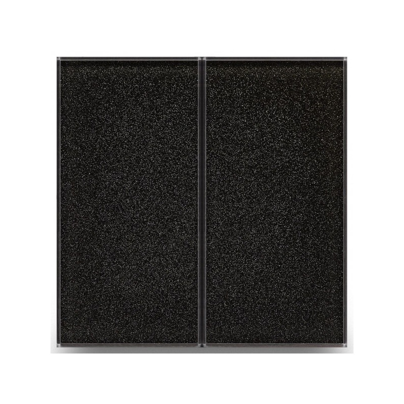 Двухканальный клавишный радиопульт DeLUMO Ideo 0337 сияющий черный