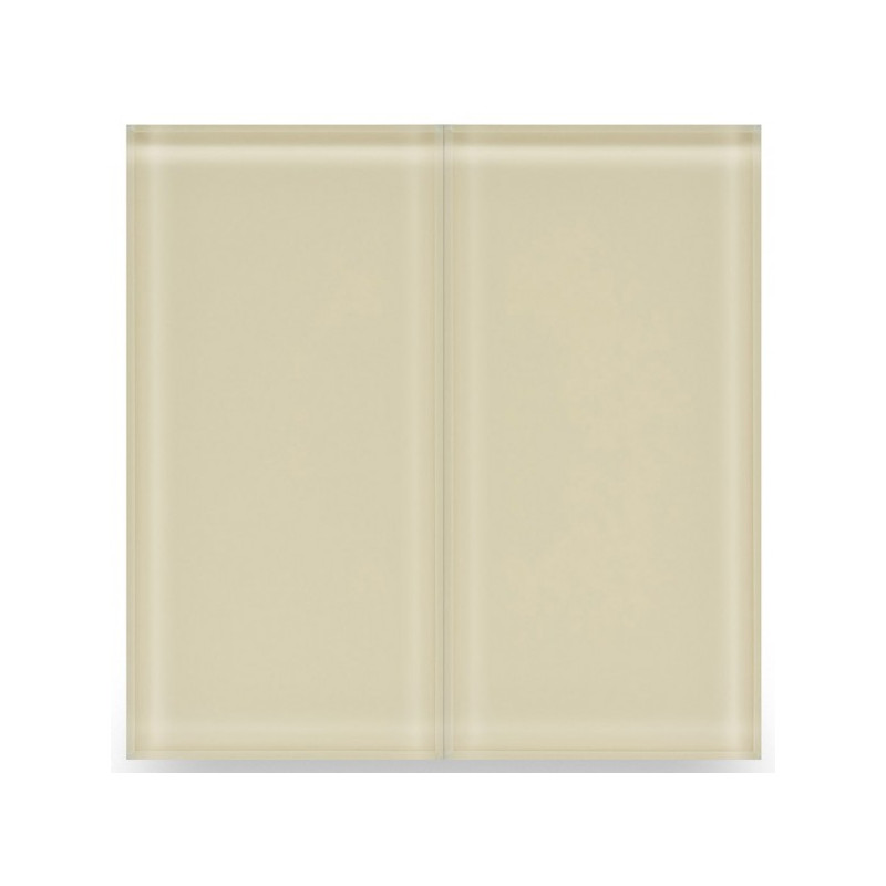 Двухканальный клавишный радиопульт DeLUMO Ideo 1015 светлый бежевый