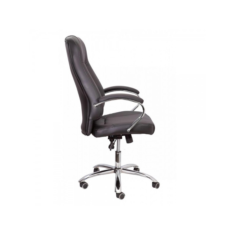 Кресло компьютерное AksHome King A черный вид сбоку