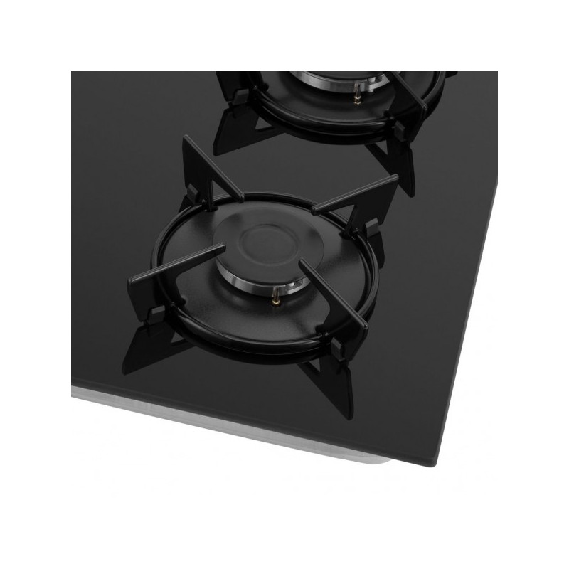 Газовая варочная панель HOMSair HGG641EBK Black конфорка