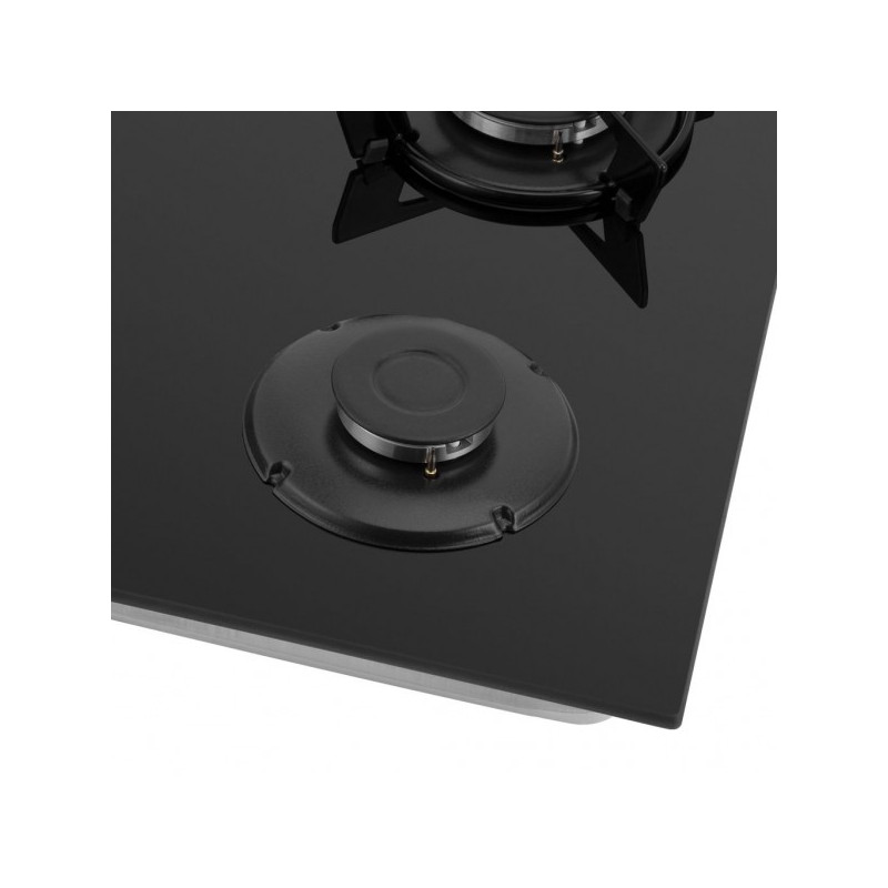 Газовая варочная панель HOMSair HGG641EBK Black конфорка без крышки