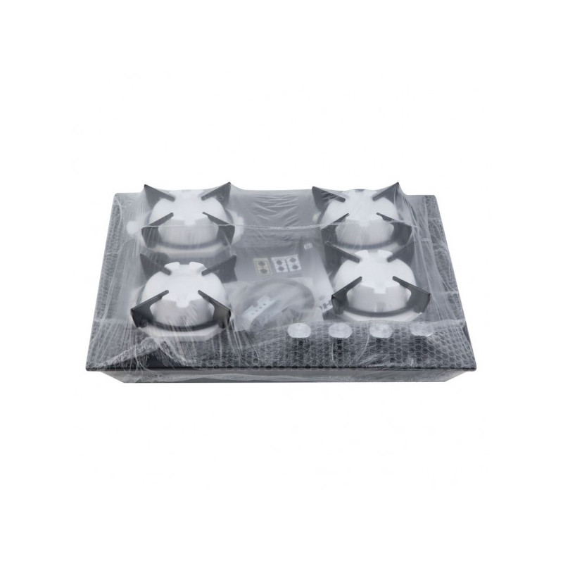 Газовая варочная панель HOMSair HGG641EBK Black упаковка