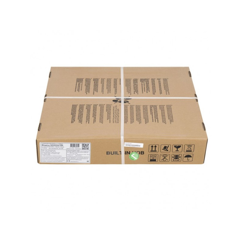 Газовая варочная панель HOMSair HGG641EBK Black коробка