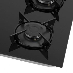 Газовая варочная панель HOMSair HGG641EBK Black конфорка