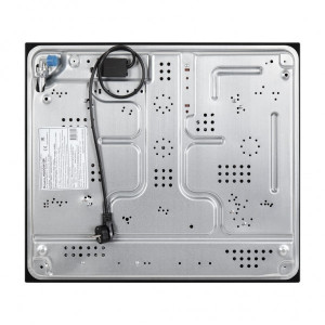 Газовая варочная панель HOMSair HGG641EBK Black сзади