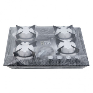 Газовая варочная панель HOMSair HGG641EBK Black упаковка