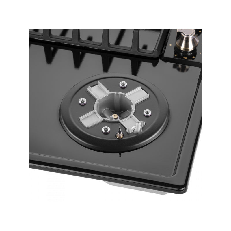 Газовая варочная панель Maunfeld EGHE.64.63CB.R/G Black газ-контроль