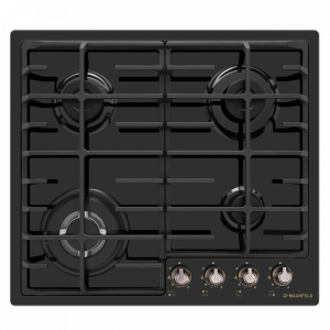 Газовая варочная панель Maunfeld EGHE.64.63CB.R/G Black выключенная