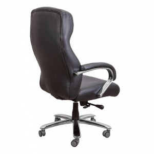 Кресло компьютерное AksHome Marshal черный вид сзади