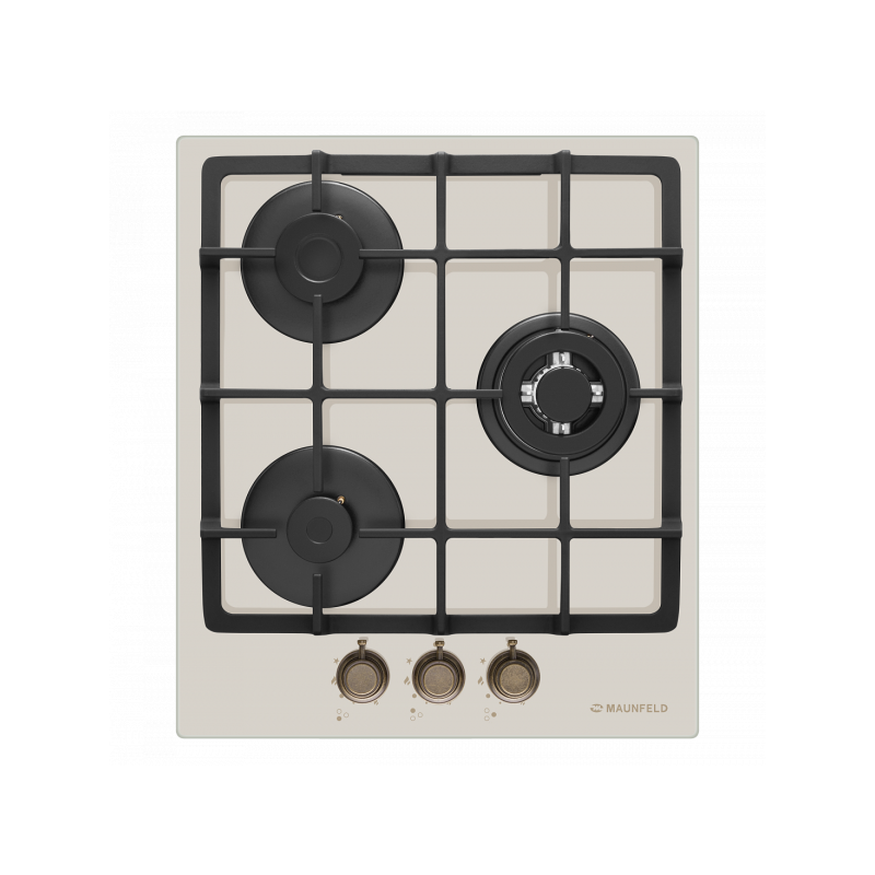 Газовая варочная панель Maunfeld EGHG.43.33CB.R/G Beige поверхность