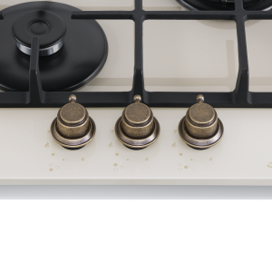 Газовая варочная панель Maunfeld EGHG.43.33CB.R/G Beige ручки