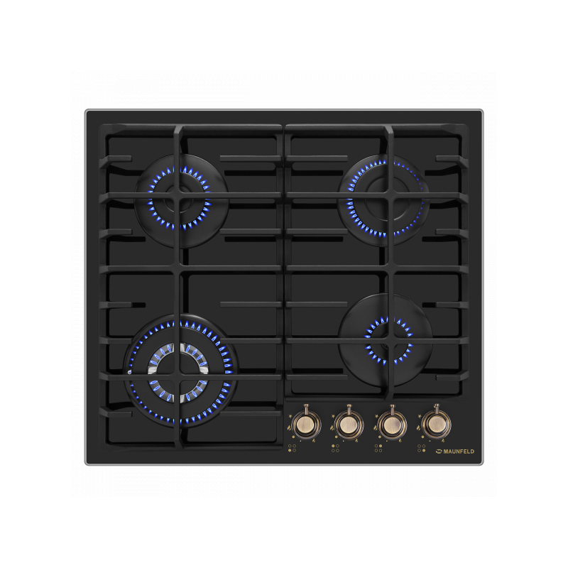 Газовая варочная панель Maunfeld EGHG.64.63CB.R/G Black