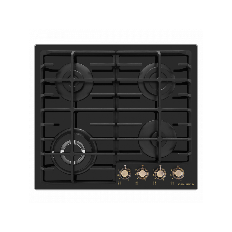 Газовая варочная панель Maunfeld EGHG.64.63CB.R/G Black панель