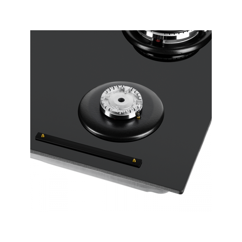 Газовая варочная панель Maunfeld EGHG.64.63CB.R/G Black конфорка внутри