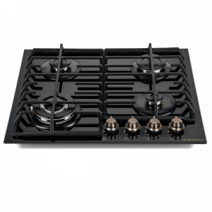 Газовая варочная панель Maunfeld EGHG.64.63CB.R/G Black сбоку