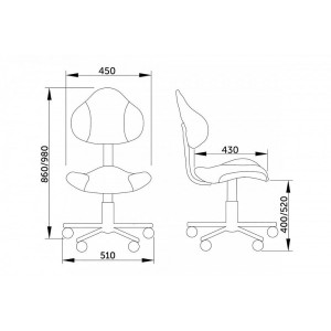 Кресло компьютерное AksHome Miami камуфляж схема