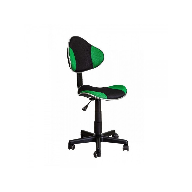 Кресло компьютерное AksHome Miami черный/зеленый