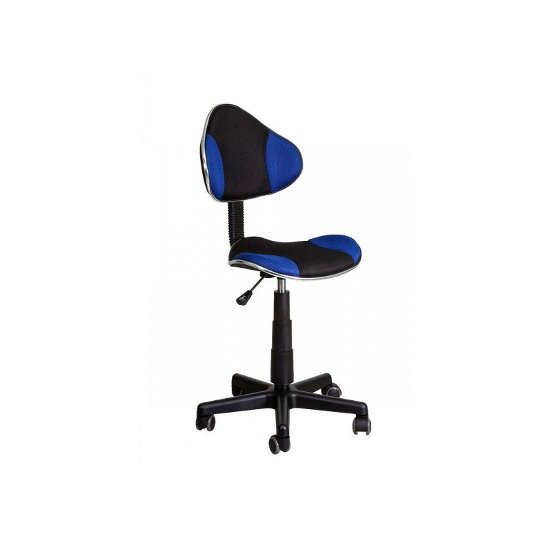 Кресло компьютерное AksHome Miami черный/синий
