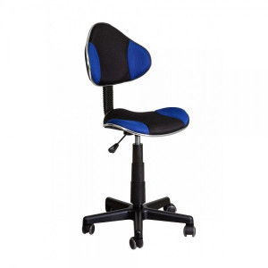 Кресло компьютерное AksHome Miami черный/синий