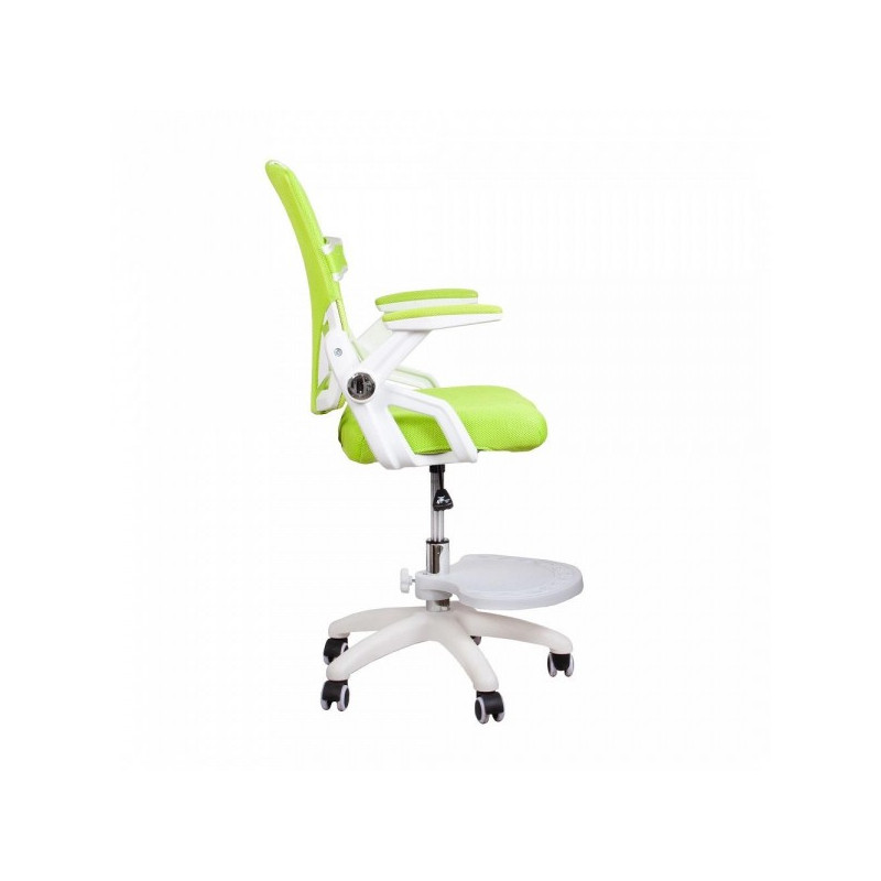 Кресло компьютерное AksHome Moon салатовый вид сбоку