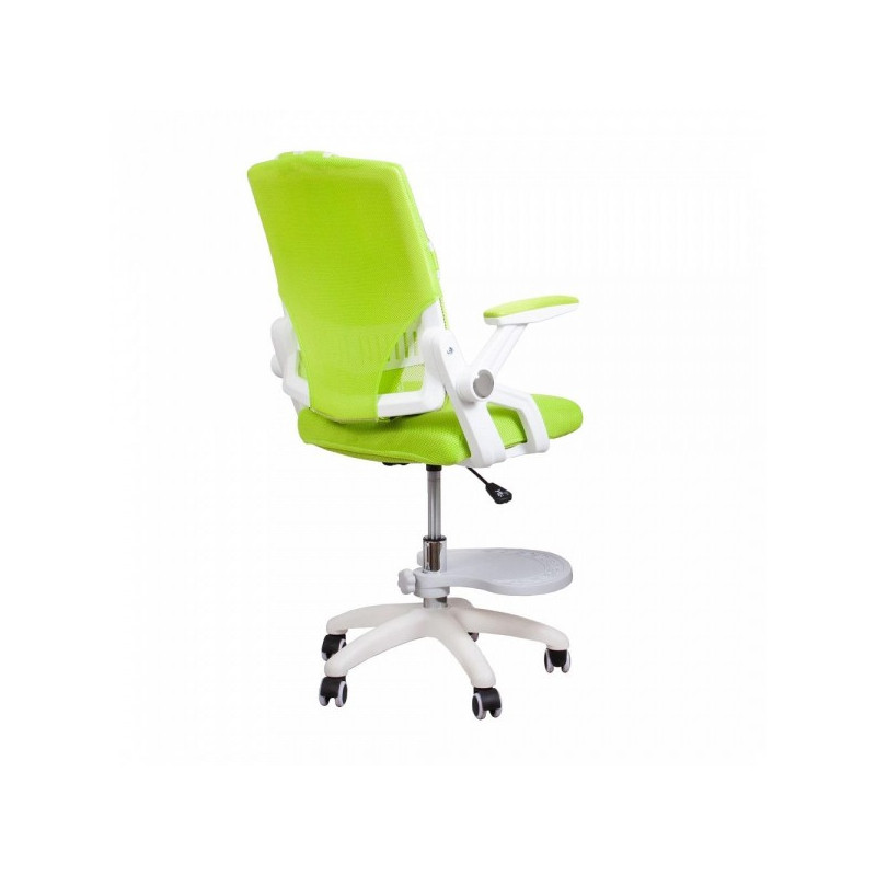 Кресло компьютерное AksHome Moon салатовый вид сзади