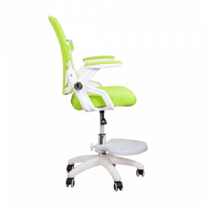 Кресло компьютерное AksHome Moon салатовый вид сбоку