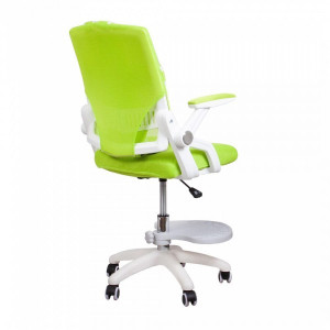 Кресло компьютерное AksHome Moon салатовый вид сзади