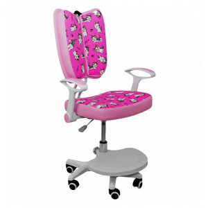 Кресло компьютерное AksHome Pegas розовый/котята